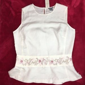 Ann Taylor Linen Blend Top